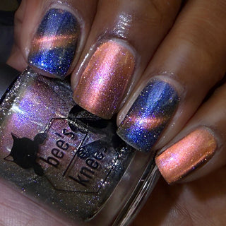 Image provided for Bee's Knees by a paid swatcher featuring the nail polish " Tether "