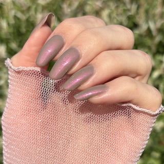 Image provided for Bee's Knees by a paid swatcher featuring the nail polish " Loving Someone is Not a Trap "