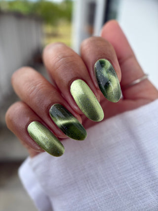 Image provided for Bee's Knees by a paid swatcher featuring the nail polish " Coercer "