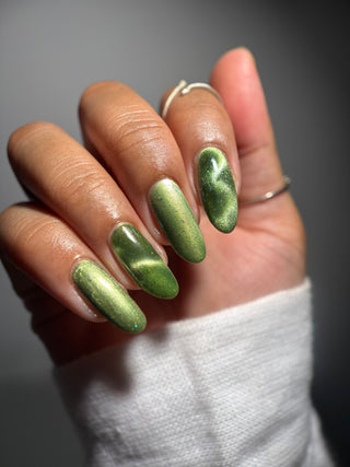 Image provided for Bee's Knees by a paid swatcher featuring the nail polish " Coercer "