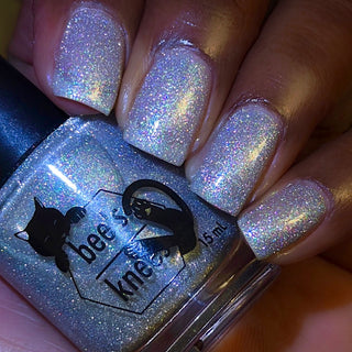 Image provided for Bee's Knees by a paid swatcher featuring the nail polish " The Source "