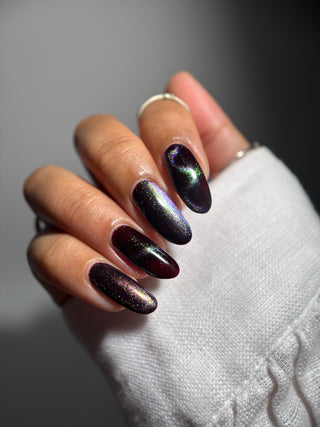 Image provided for Bee's Knees by a paid swatcher featuring the nail polish " Godstouched "