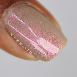 Image provided for Bee's Knees by a paid swatcher featuring the nail polish " Loving Someone is Not a Trap "