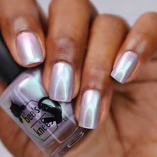 Image provided for Bee's Knees by a paid swatcher featuring the nail polish " My Little Miscreant "