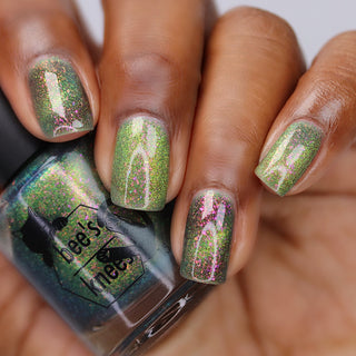 Image provided for Bee's Knees by a paid swatcher featuring the nail polish " Magiphilia "