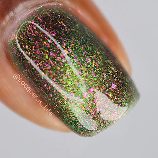 Image provided for Bee's Knees by a paid swatcher featuring the nail polish " Magiphilia "