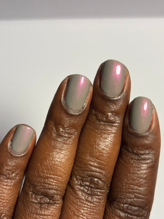 Image provided for Bee's Knees by a paid swatcher featuring the nail polish " Loving Someone is Not a Trap "