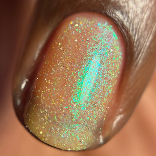 Image provided for Bee's Knees by a paid swatcher featuring the nail polish " Judgy Carlisle "