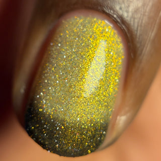 Image provided for Bee's Knees by a paid swatcher featuring the nail polish " Lord Percival the Second "
