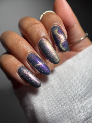 Image provided for Bee's Knees by a paid swatcher featuring the nail polish " True Power Lies in the Shadows "
