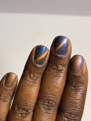Image provided for Bee's Knees by a paid swatcher featuring the nail polish " Tether "