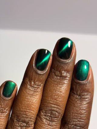 Image provided for Bee's Knees by a paid swatcher featuring the nail polish " This is Arkany "