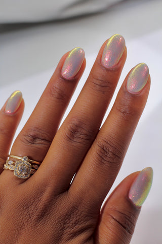 Image provided for Bee's Knees by a paid swatcher featuring the nail polish " They Would Know My Name One Day "