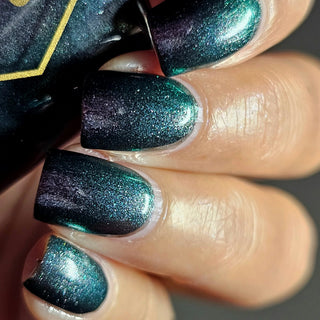 Image provided for Bee's Knees by a paid swatcher featuring the nail polish " Discord "