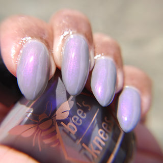 Image provided for Bee's Knees by a paid swatcher featuring the nail polish " But I Felt Cold, so Cold "