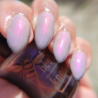 Image provided for Bee's Knees by a paid swatcher featuring the nail polish " But I Felt Cold, so Cold "