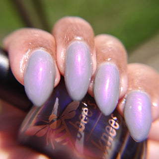 Image provided for Bee's Knees by a paid swatcher featuring the nail polish " But I Felt Cold, so Cold "
