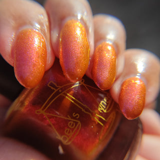 Image provided for Bee's Knees by a paid swatcher featuring the nail polish " It Would Always be Enough "