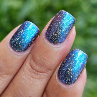 Image provided for Bee's Knees by a paid swatcher featuring the nail polish " Every Accusation is Always a Confession "
