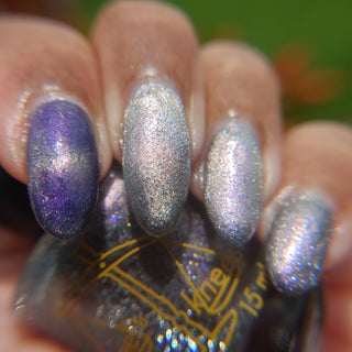 Image provided for Bee's Knees by a paid swatcher featuring the nail polish " True Power Lies in the Shadows "