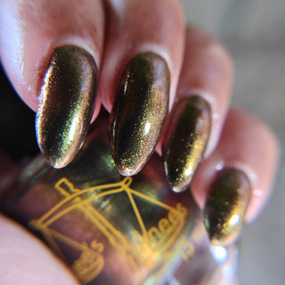Image provided for Bee's Knees by a paid swatcher featuring the nail polish " Thank You for Choosing Me "
