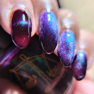 Image provided for Bee's Knees by a paid swatcher featuring the nail polish " Godstouched "