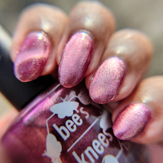 Image provided for Bee's Knees by a paid swatcher featuring the nail polish " I'm Prettier Than that Bitch Ever Was "