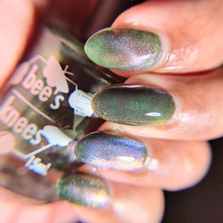 Image provided for Bee's Knees by a paid swatcher featuring the nail polish " Sprites "