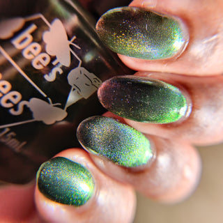 Image provided for Bee's Knees by a paid swatcher featuring the nail polish " Sprites "