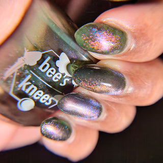 Image provided for Bee's Knees by a paid swatcher featuring the nail polish " Sprites "