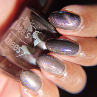 Image provided for Bee's Knees by a paid swatcher featuring the nail polish " Knight, Knave, Optimist "