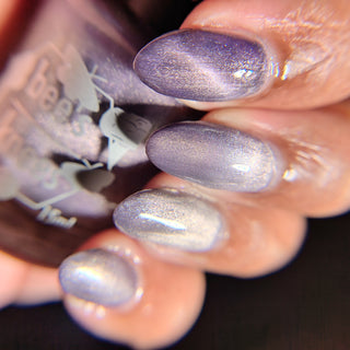 Image provided for Bee's Knees by a paid swatcher featuring the nail polish " Bartholomew "
