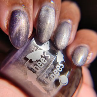 Image provided for Bee's Knees by a paid swatcher featuring the nail polish " Bartholomew "