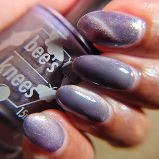 Image provided for Bee's Knees by a paid swatcher featuring the nail polish " Bartholomew "