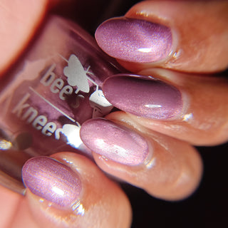 Image provided for Bee's Knees by a paid swatcher featuring the nail polish " Permit Me "
