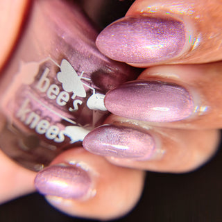 Image provided for Bee's Knees by a paid swatcher featuring the nail polish " Permit Me "