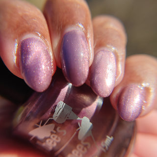 Image provided for Bee's Knees by a paid swatcher featuring the nail polish " Permit Me "