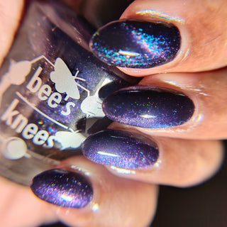 Image provided for Bee's Knees by a paid swatcher featuring the nail polish " The Body Remembers "