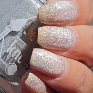 Image provided for Bee's Knees by a paid swatcher featuring the nail polish " And Yet "