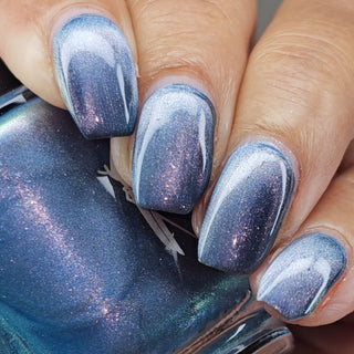 Image provided for Bee's Knees by a paid swatcher featuring the nail polish " Your Dream is at an End "