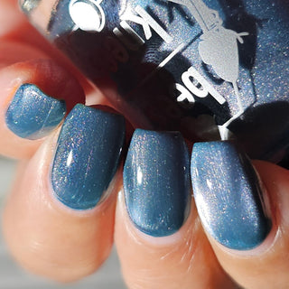 Image provided for Bee's Knees by a paid swatcher featuring the nail polish " Your Dream is at an End "