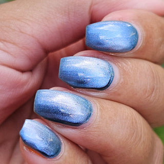 Image provided for Bee's Knees by a paid swatcher featuring the nail polish " Your Dream is at an End "