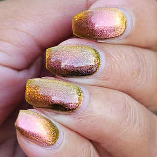 Image provided for Bee's Knees by a paid swatcher featuring the nail polish " I'm Nobody "