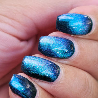 Image provided for Bee's Knees by a paid swatcher featuring the nail polish " Even Death Bears its Flowers "