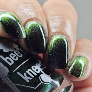Image provided for Bee's Knees by a paid swatcher featuring the nail polish " Sprites "