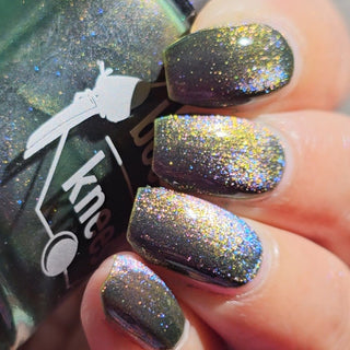 Image provided for Bee's Knees by a paid swatcher featuring the nail polish " Sprites "