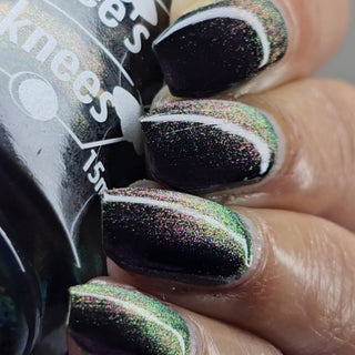 Image provided for Bee's Knees by a paid swatcher featuring the nail polish " Soon You Will Not Have to Drown "