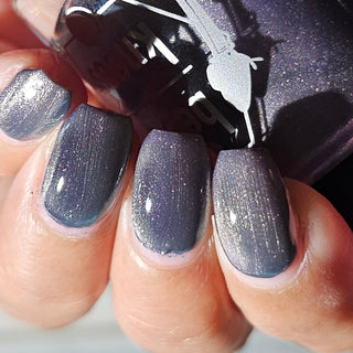 Image provided for Bee's Knees by a paid swatcher featuring the nail polish " Bartholomew "