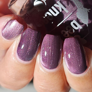 Image provided for Bee's Knees by a paid swatcher featuring the nail polish " Permit Me "