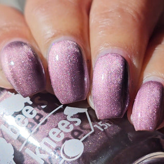 Image provided for Bee's Knees by a paid swatcher featuring the nail polish " Permit Me "